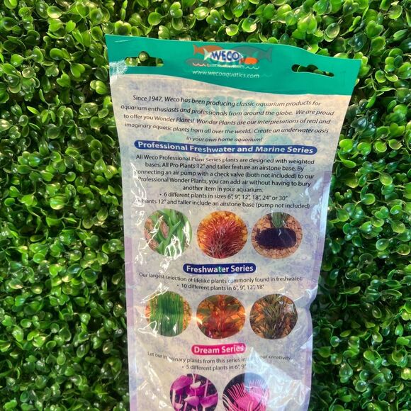 Lot of 3 Weco Marine Pro Series 24" Green Giant Kelp 9" & 6" Bushy Kelp Aquarium - Picture 11 of 12